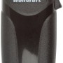 Wolfcraft Outdoormesser mit Köcher, grauer Griff, glatte Klinge. Messer für Camping und Handwerk.