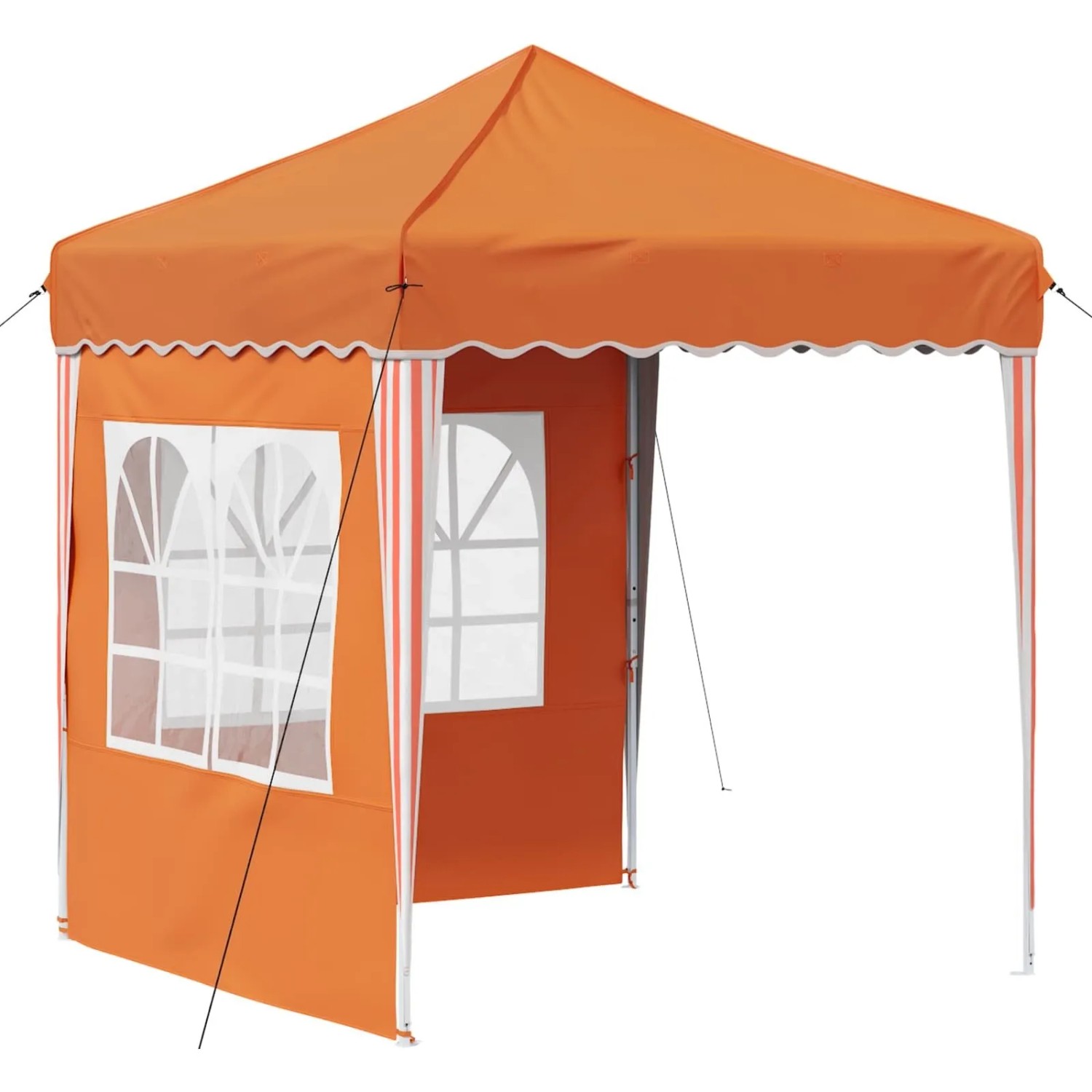 vidaXL Pop-up Partyzelt Orange 195 x 195 x 245 cm 42019734