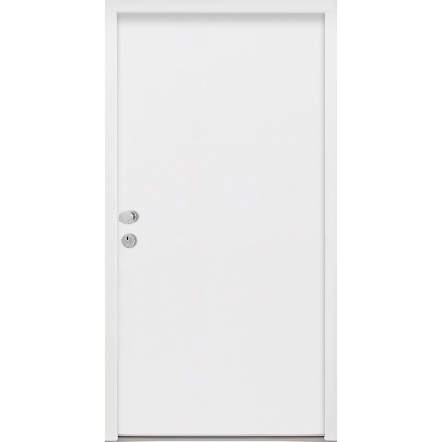 Splendoor Wohnungseingangstür BARI ACOUSTIC 44dB RC2 Links Weiß nach Maß