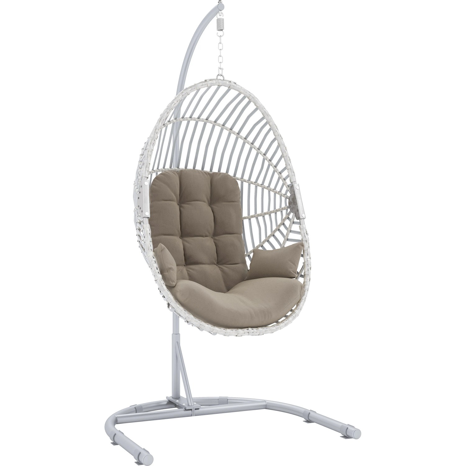 Sitzkissen für Hängesessel Leyburn, Ersatzkissen in Beige.