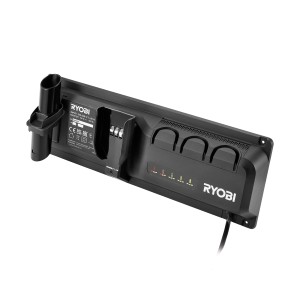 Ryobi Wandstation RC18ASV für Akku-Staubsauger RASV18BL-0, One+ 18V, mit Ladefunktion und Zubehörhalterung.