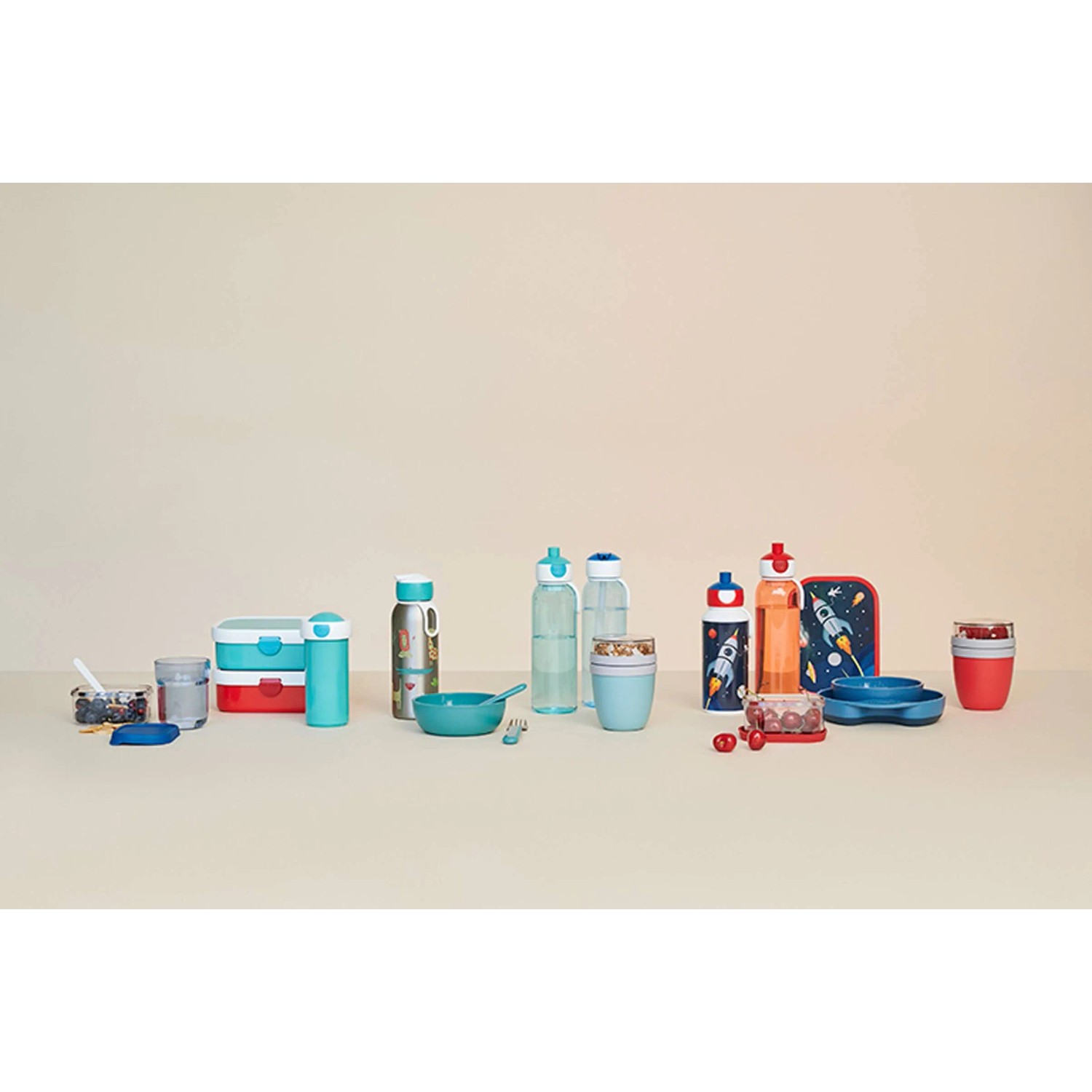 Mepal Campus Lunchset Dino World: Thermosflasche und Brotdose für Kinder, Küchenausstattung.