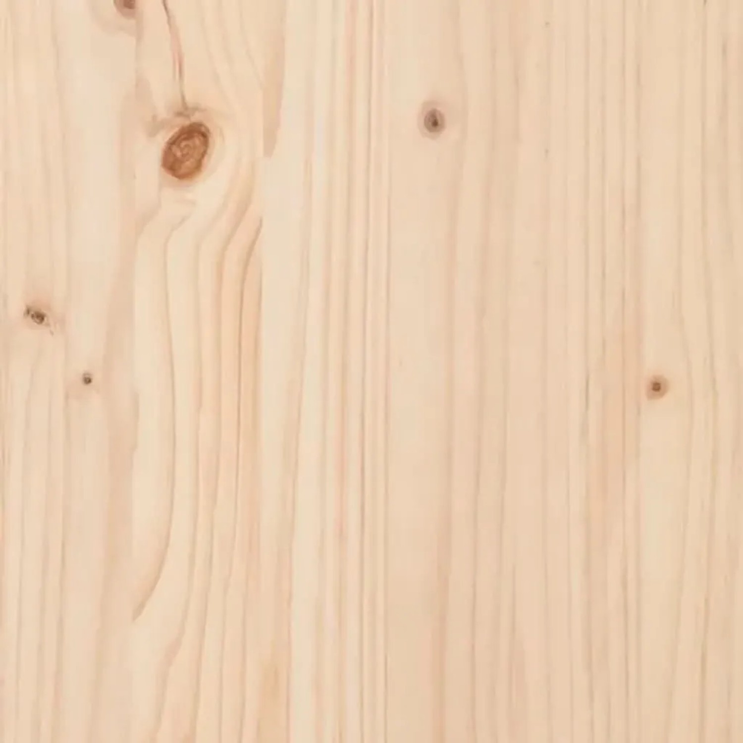 Helle Kiefernholzmaserung mit Aststellen, Material für vidaXL Massivholzbett.