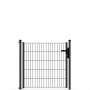 Zaunguru Gartentür Eco Standard, 103x116.6 cm, RAL 7016, Ansicht von vorne.