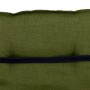 Beo Niedriglehner Saumkissen Tirana Turin, 100x46x8 cm, grau-grün. Gartenstuhlauflage mit Halteband.