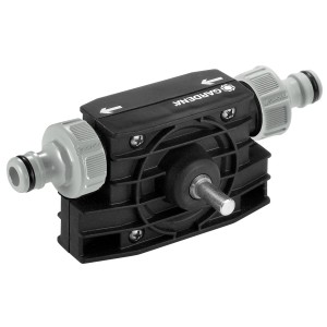 Gardena Bohrmaschinenpumpe zum flexiblen Um- und Auspumpen von Wasser.