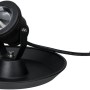 Schwarze Paulmann LED-Teichleuchte Plug & Shine für warmweißes Licht im Garten.