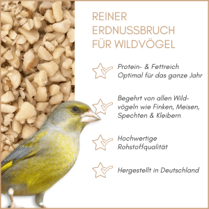 Supravit Erdnüsse Vogelfutter für Wildvögel