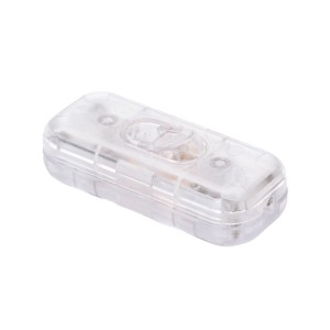 Transparenter Orion Lightstyle Schnur-Zwischenschalter, 3-polig für Lampen & Leuchten.