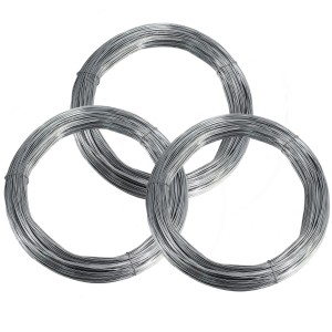 Drei Rollen Aquagart Spanndraht 3,0mm für Zaunbau, silberfarben.