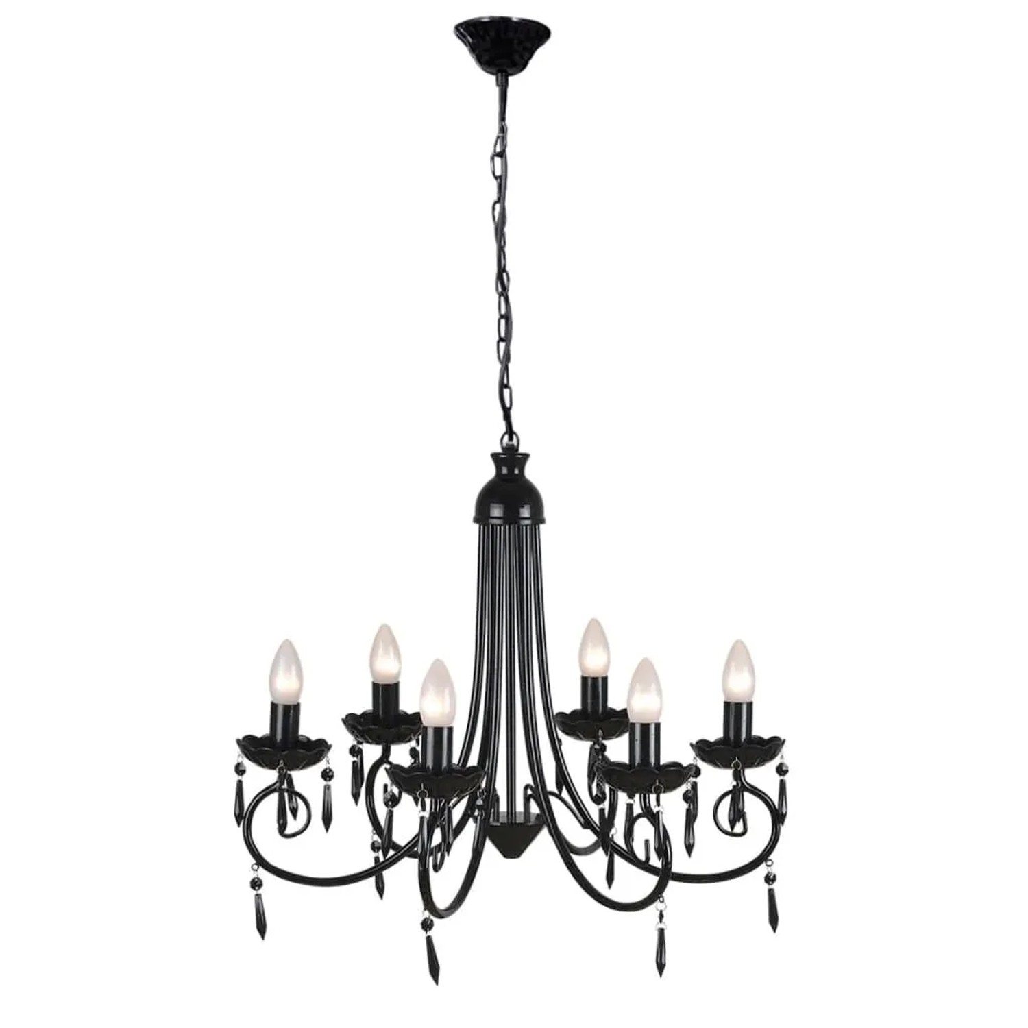 vidaXL Pendelleuchte Lampe Leuchte 6 Lampenfassung 240689