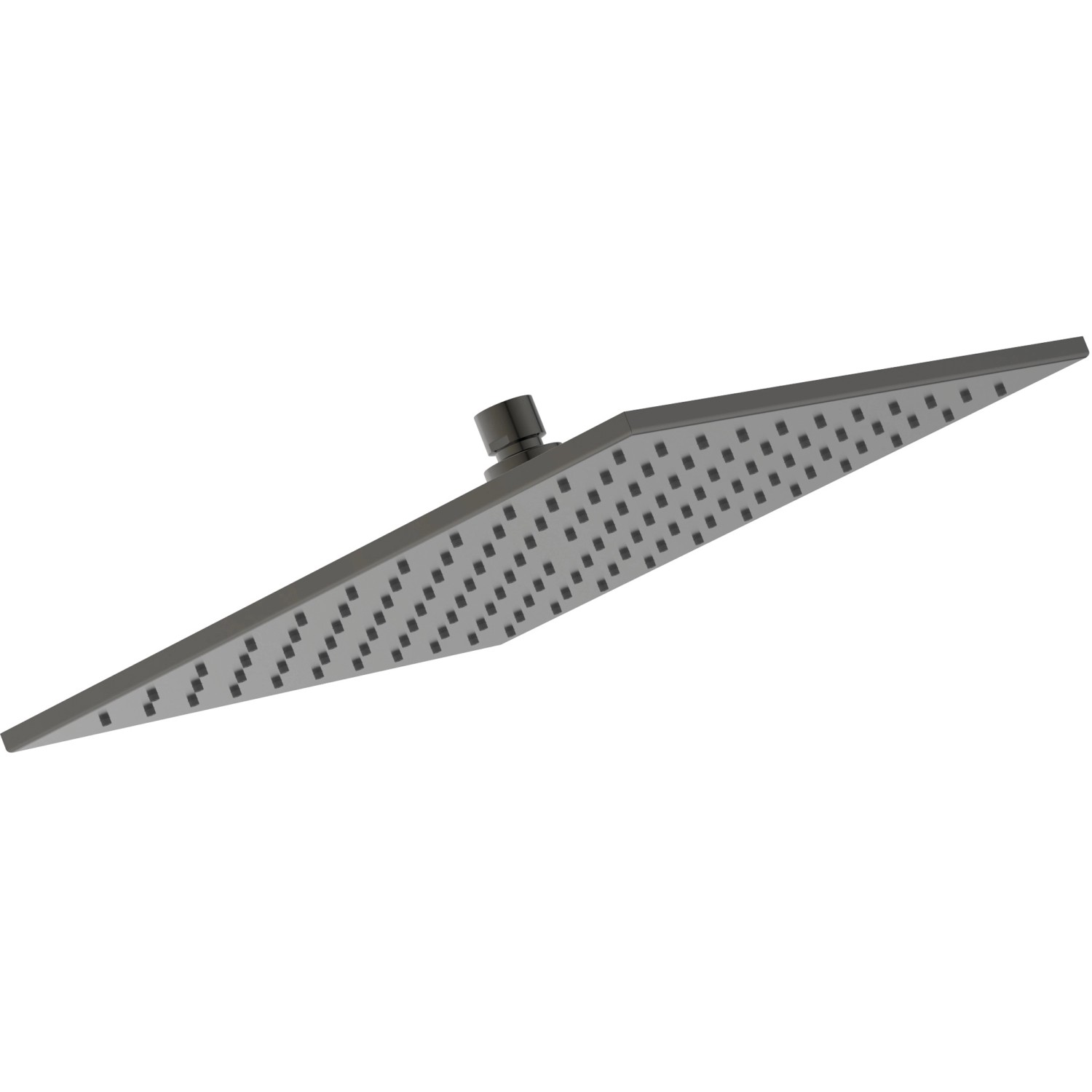 Eckige Ideal Standard Kopfbrause Idealrain Atelier in Magnetic Grey, 300x300 mm.