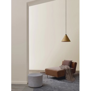ELLE DECORATION Wandfarbe Fine Porcelain No. 506 (matt, 125ml) im Raum.