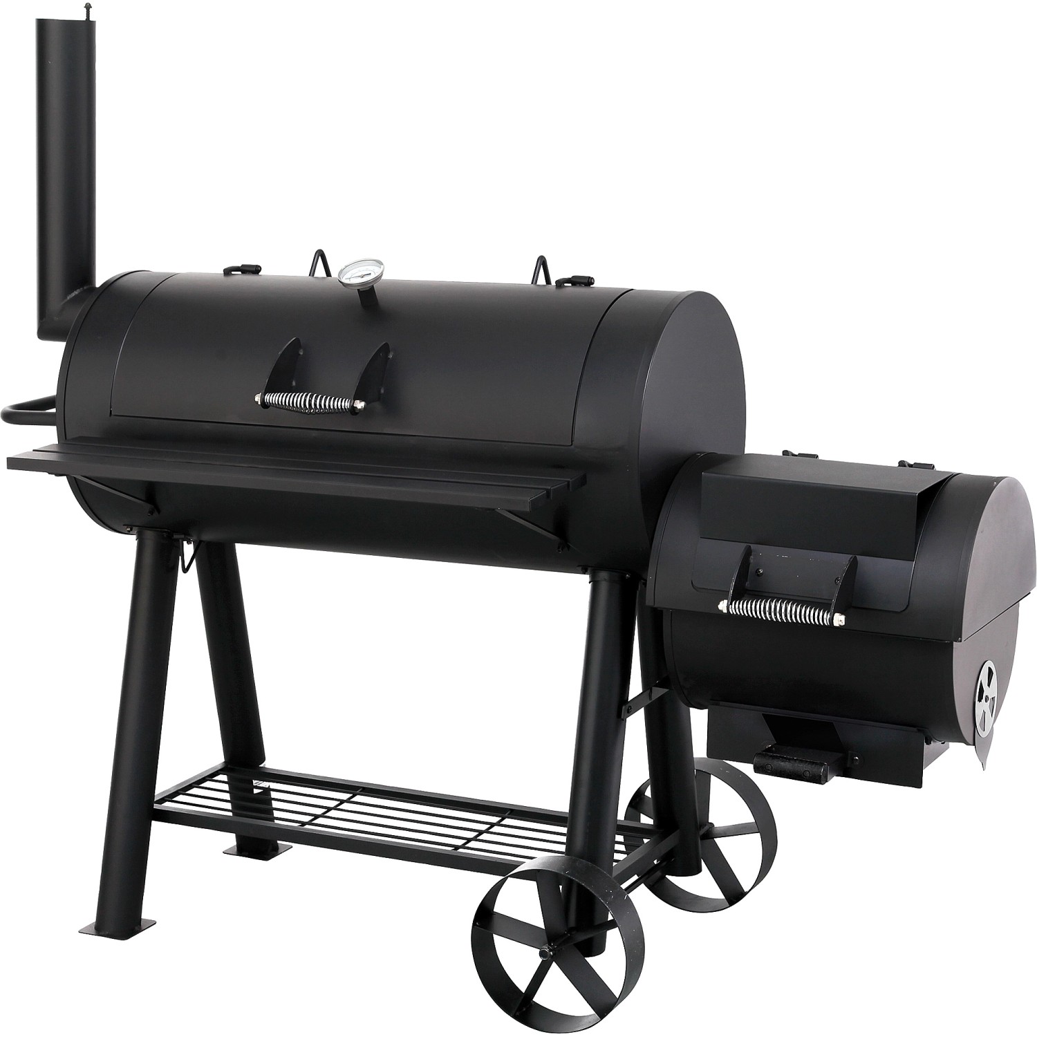 tepro Smoker Milwaukee Holzkohlengrill 171 x 151 x 78,5 cm (B x H x T) Schwarz