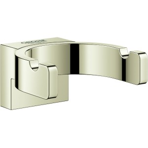 Grohe Selection Bademantelhaken, doppelt, Nickel, zur Wandmontage. Handtuchhalter für Bad und WC.
