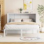 okwish Schrankbett 140x200cm mit Lattenrost Wandbett Schlafzimmer Weiß ohne Matratze_2