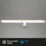 Briloner LED-Wandleuchte Repens, Chrom, IP44, für Spiegelschrank- oder Wandmontage.