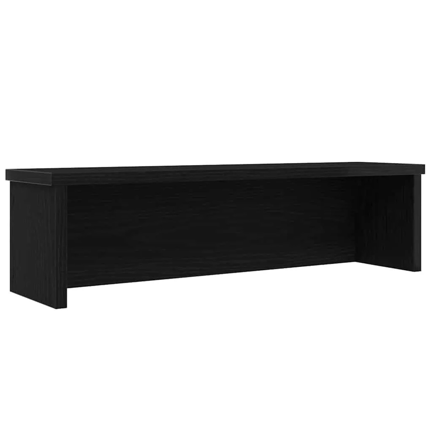 vidaXL Küchenregal Stapelbar Schwarz 50x15x16 cm Holzwerkstoff 860483