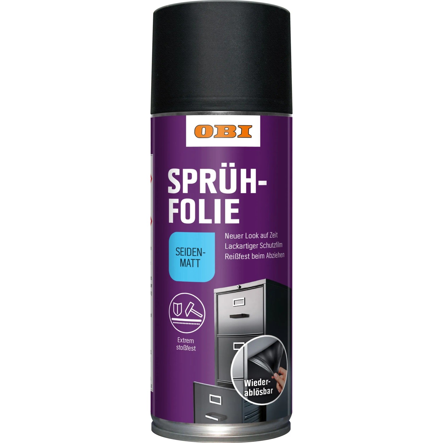OBI Abziehlack Schwarz seidenmatt 400 ml