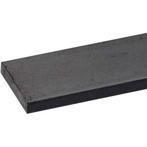 Arcansas Flachstange aus Stahl, 4x15x1000 mm, robust und vielseitig einsetzbar.