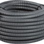 Flexibles, dunkelgraues Panzer-Isolierrohr EN 20, 25 m Rolle.