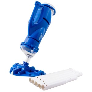 Water Tech Pool Blaster Catfish Li Ultra Poolsauger mit Stangenhalter-Set.