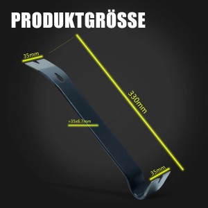 CCLIFE Brecheisen 330mm Mini Nagelzieher Hebelwerkzeug für Umbau Holzbearbeitung