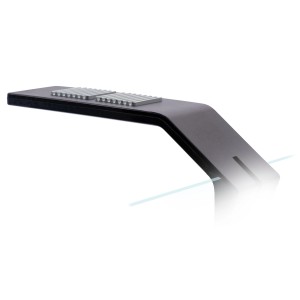 Dennerle Trocal Style Two 6W LED für Süßwasser-Aquarien, Aufsichtleuchte in Schwarz.