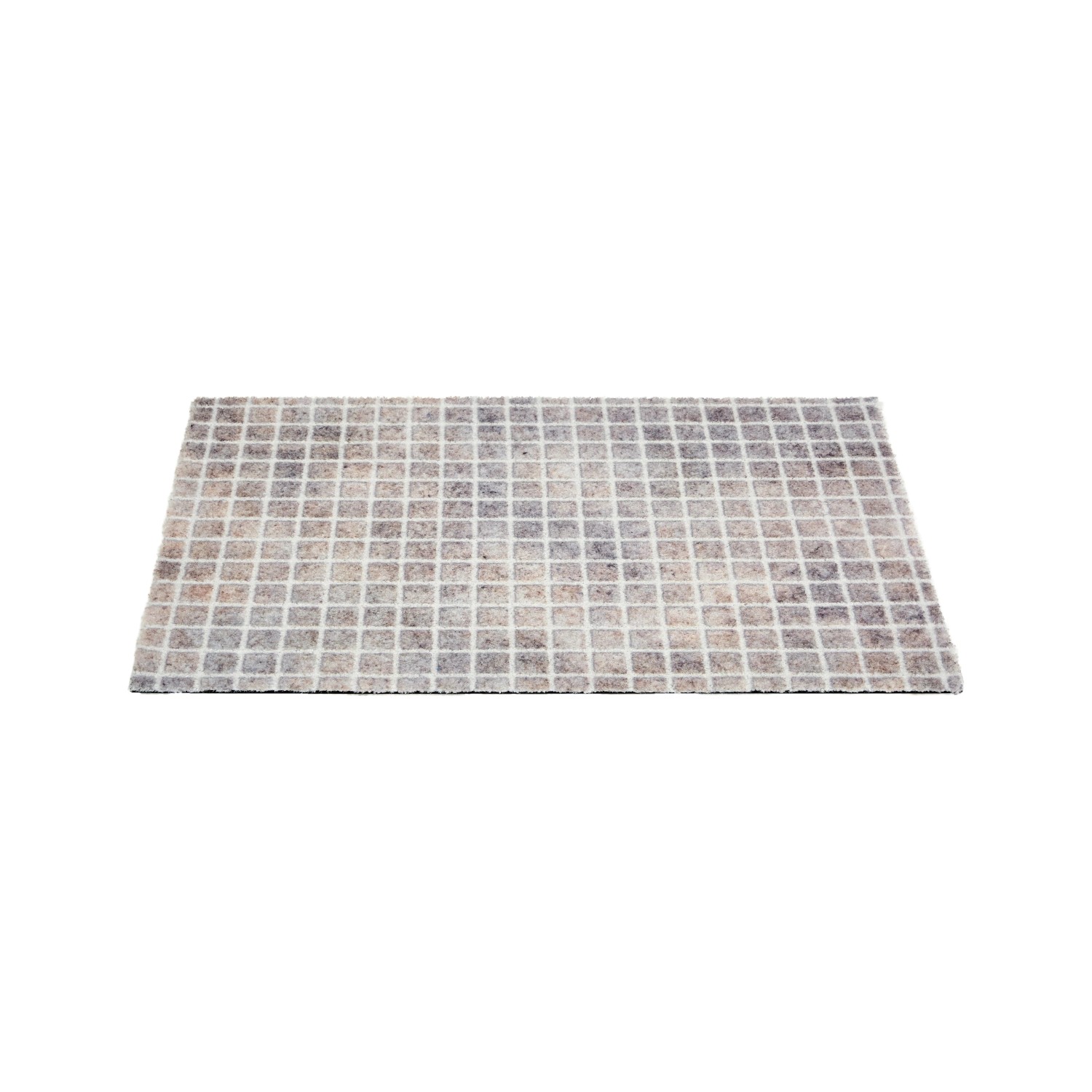 Schöner Wohnen Fußmatte Orlando Karo 50 cm x 70 cm Beige