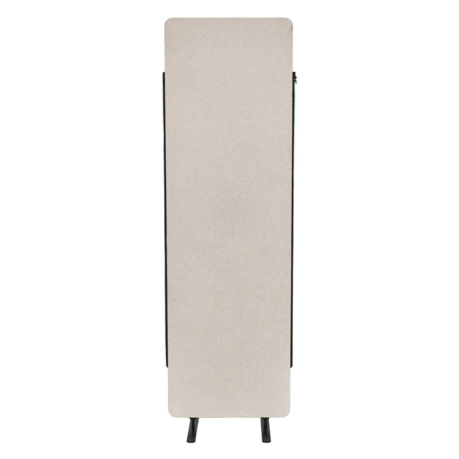 Svita Otis Stellwand, Raumteiler in Beige mit schwarzen Füßen.