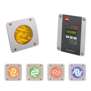 Weka Farblicht Set B mit Bedienteil für Sauna & Infrarotkabine, verschiedene Farben.