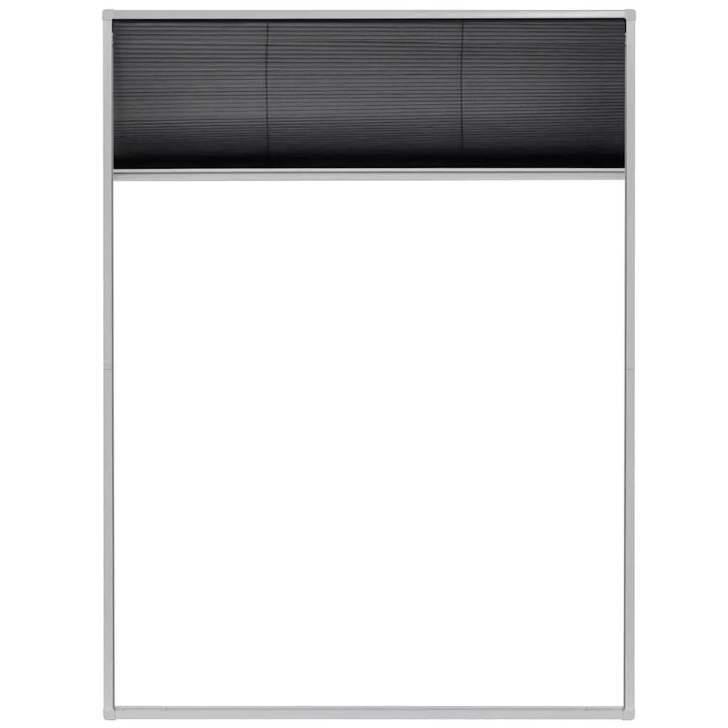 vidaXL Insektenschutz-Plissee für Fenster Aluminium 60 x 80 cm 142610_3