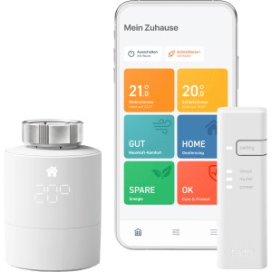 tado° Smartes Heizkörper-Thermostat Starter Kit V3+ mit App-Steuerung und Geofencing Funktion.