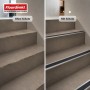 Floordirekt Treppenkantenprofil Tech Aluminium Anti-Rutsch-Profil Carborundum-Einlage100 cm_5
