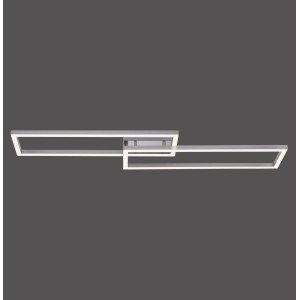 App-steuerbare LED-Deckenleuchte Lolasmart-Maxi aus Stahl, 110,5x26cm, für smartes Licht.