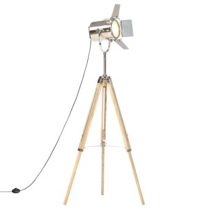 vidaXL Stehleuchte Dreibein Massivholz Mango 140 cm 286116