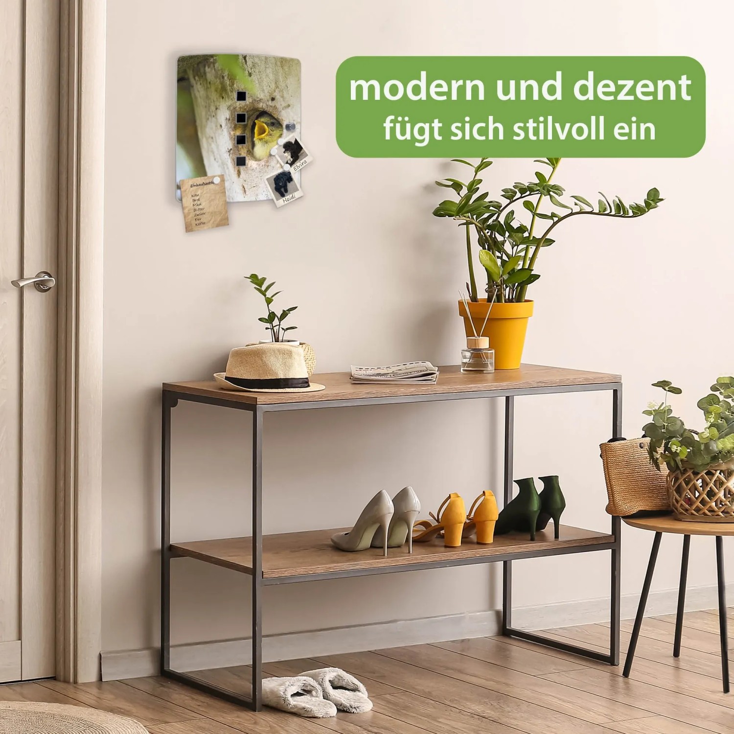 Banjado Schlüsselbox Modern Edelstahl 10 Schlüssel 24 x 21,5 x 7 cm Magnetverschluss kaufen bei OBI