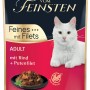 Animonda Katzen-Nassfutter vom Feinsten mit Rind und Pute, 85g Portionsbeutel.