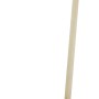 Bürstenmann Reisstrohbesen mit Holzstiel und 4-Naht für Hof, Garten und Terrasse.