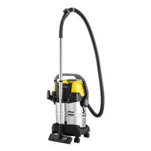 Kärcher WD 7 Control P S Nass-Trockensauger, 30 l, 1400 W, gelb, mit Edelstahlbehälter.