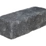 EHL Mauerstein Anzio-Antik-Light, Normalstein in Basalt-Anthrazit, 50x18x15 cm.