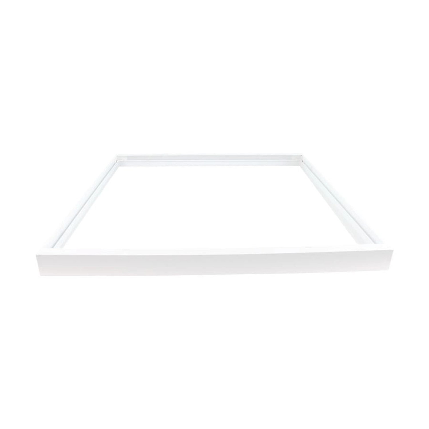 LUXULA Aufbaurahmen für Backlit LED-Panel 62x62cm Steckbar Weiß