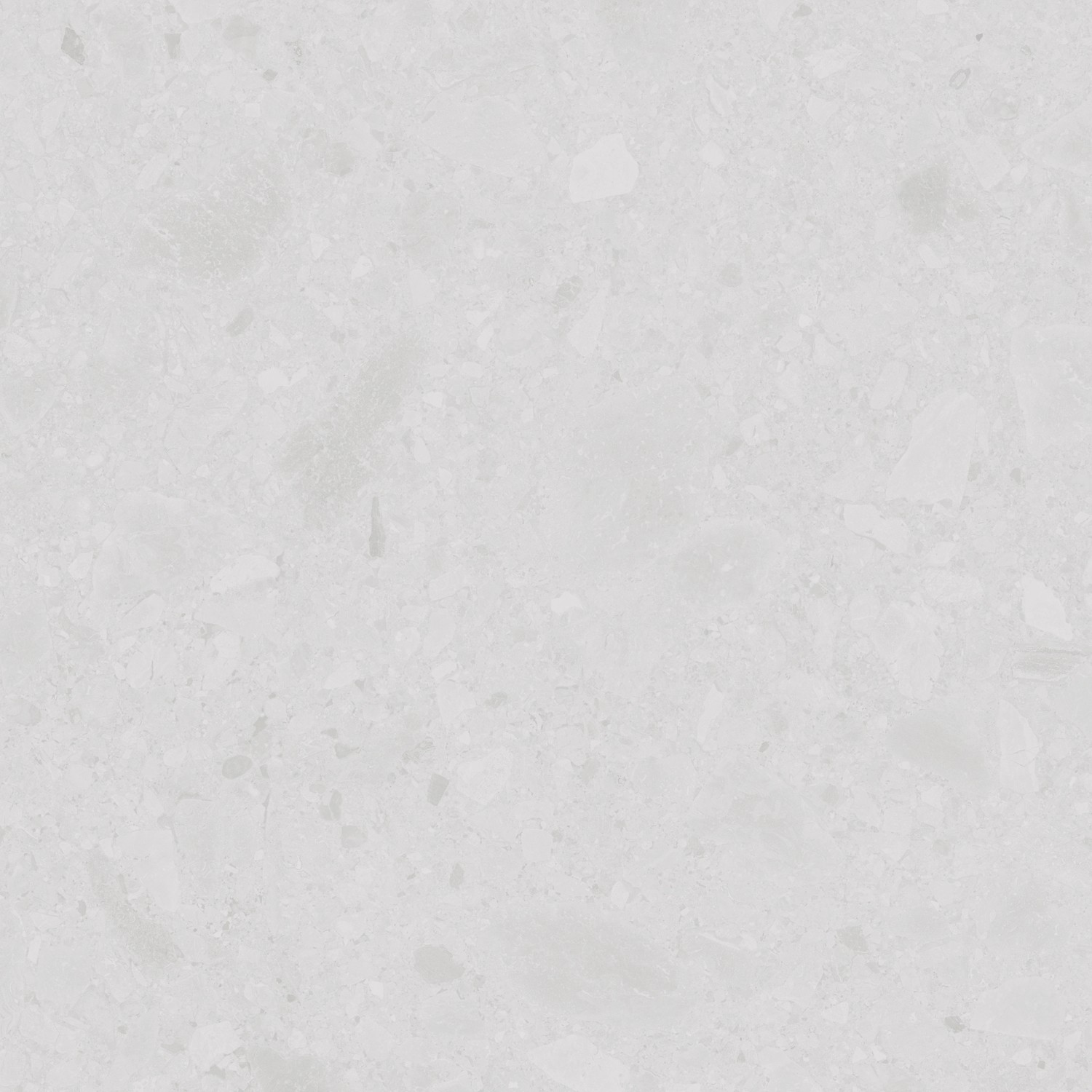Bodenfliese Riverstone Feinsteinzeug Glasiert Weiß Matt 60 cm x 60 cm