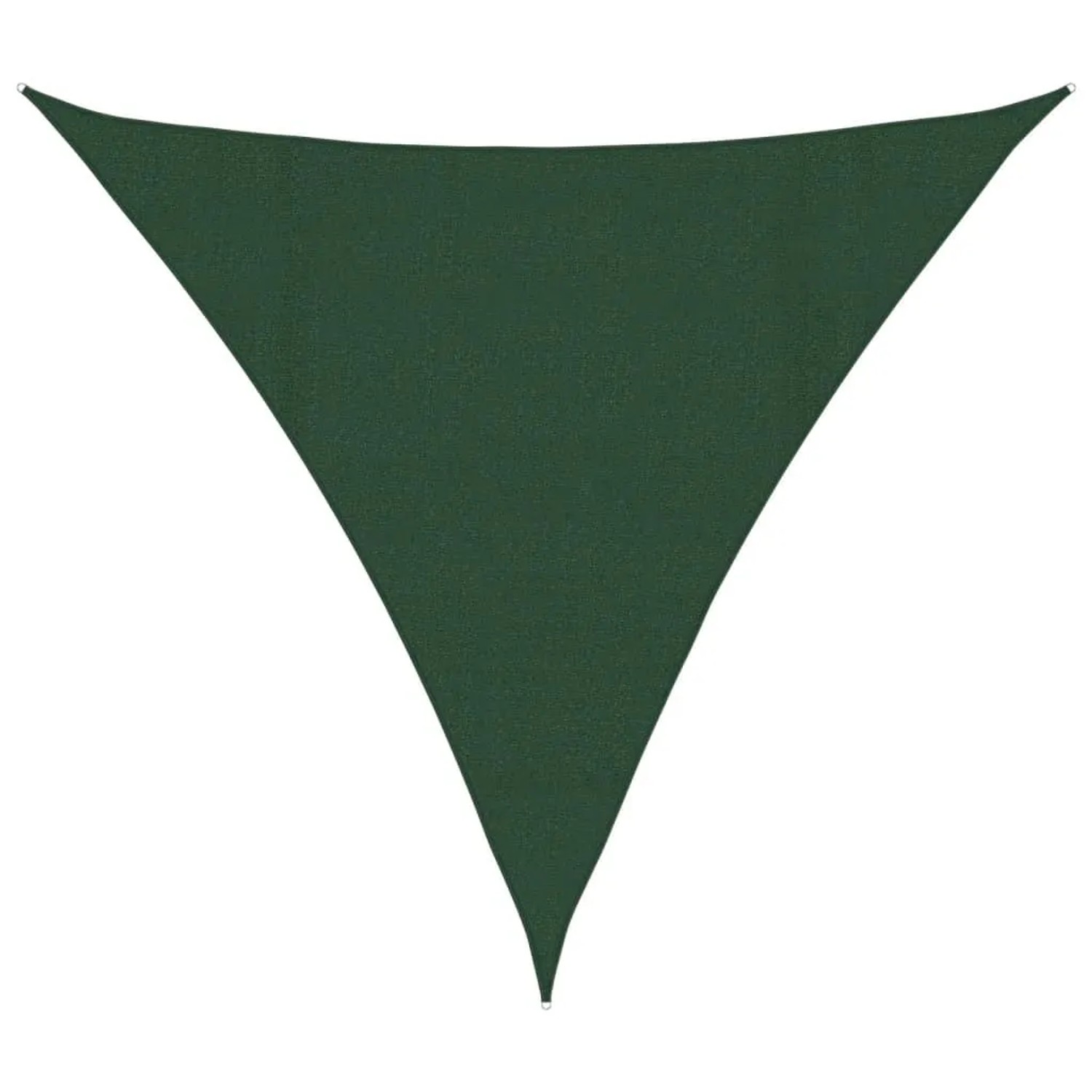 vidaXL Sonnensegel 160 g/m² Dunkelgrün 4x4x4 m HDPE 311478