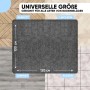 Graue Björn&Schiller Bodenschutzmatte 100x120cm für Parkett, Laminat, Fliesen und Linoleum.