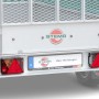 Stema Rückleuchte Multipoint IV links für Autoanhänger, mit Blink-, Brems- und Schlussleuchte.