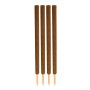 BigDean 4er Set Pflanzstäbe Kokos 110 Cm Monstera Rankhilfe Rankstäbe Pflanzenstäbe Kokosstäbe Verlängerbar