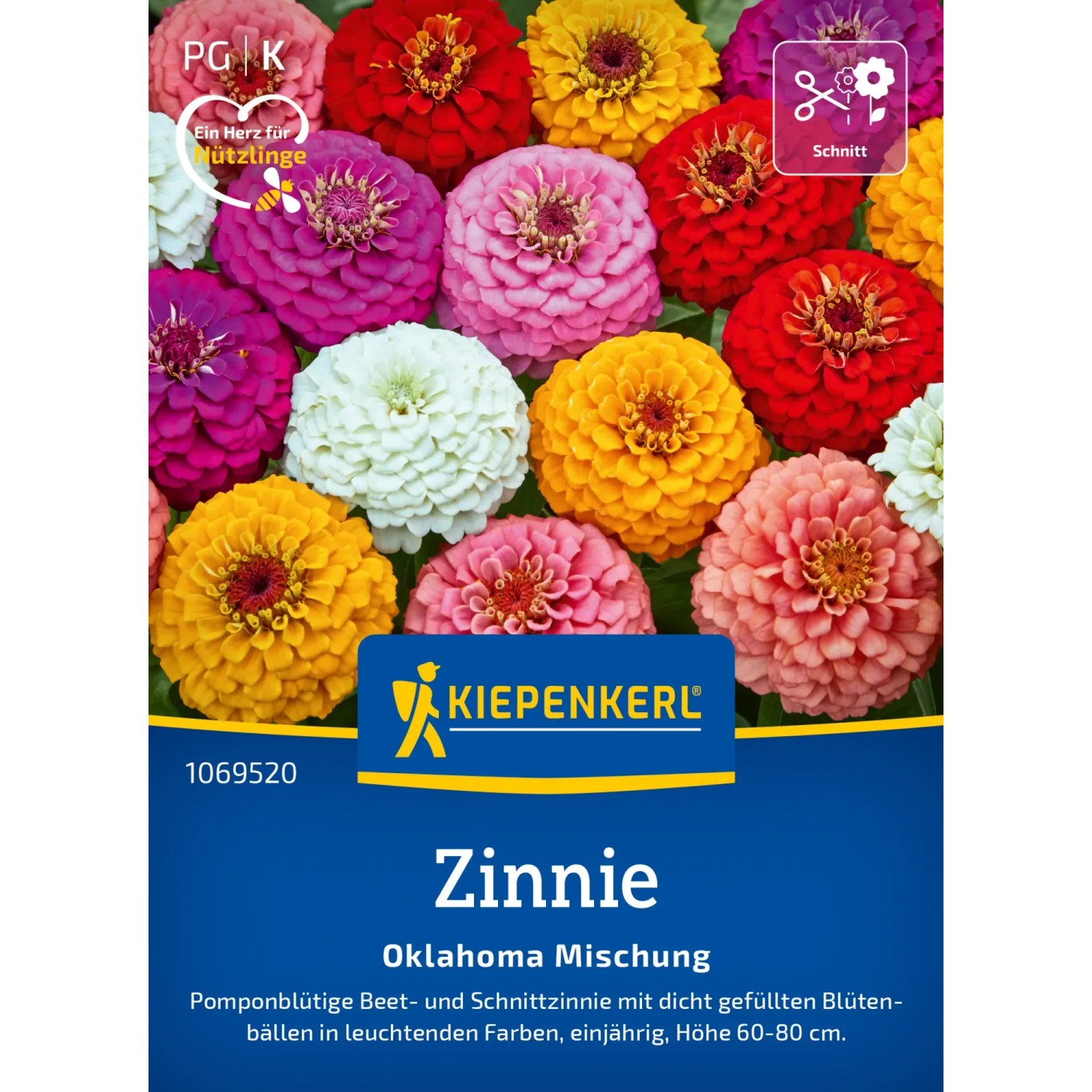 Kiepenkerl Zinnien "Oklahoma Formelmischung" Mehrfarbig