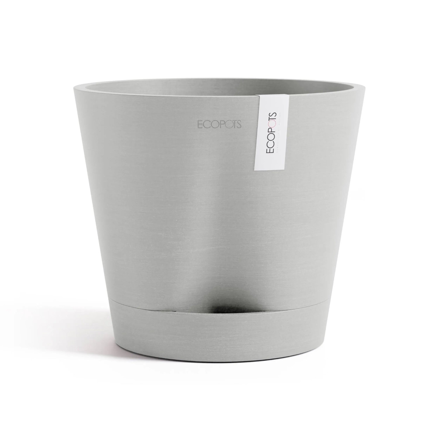 Ecopots Pflanztopf Venice 2 Weißgrau 20 cm x 17,5 cm günstig online kaufen