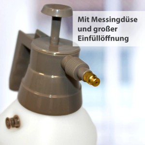 Ardap Drucksprüher 1,5 l mit Messingdüse für Garten & Haushalt.
